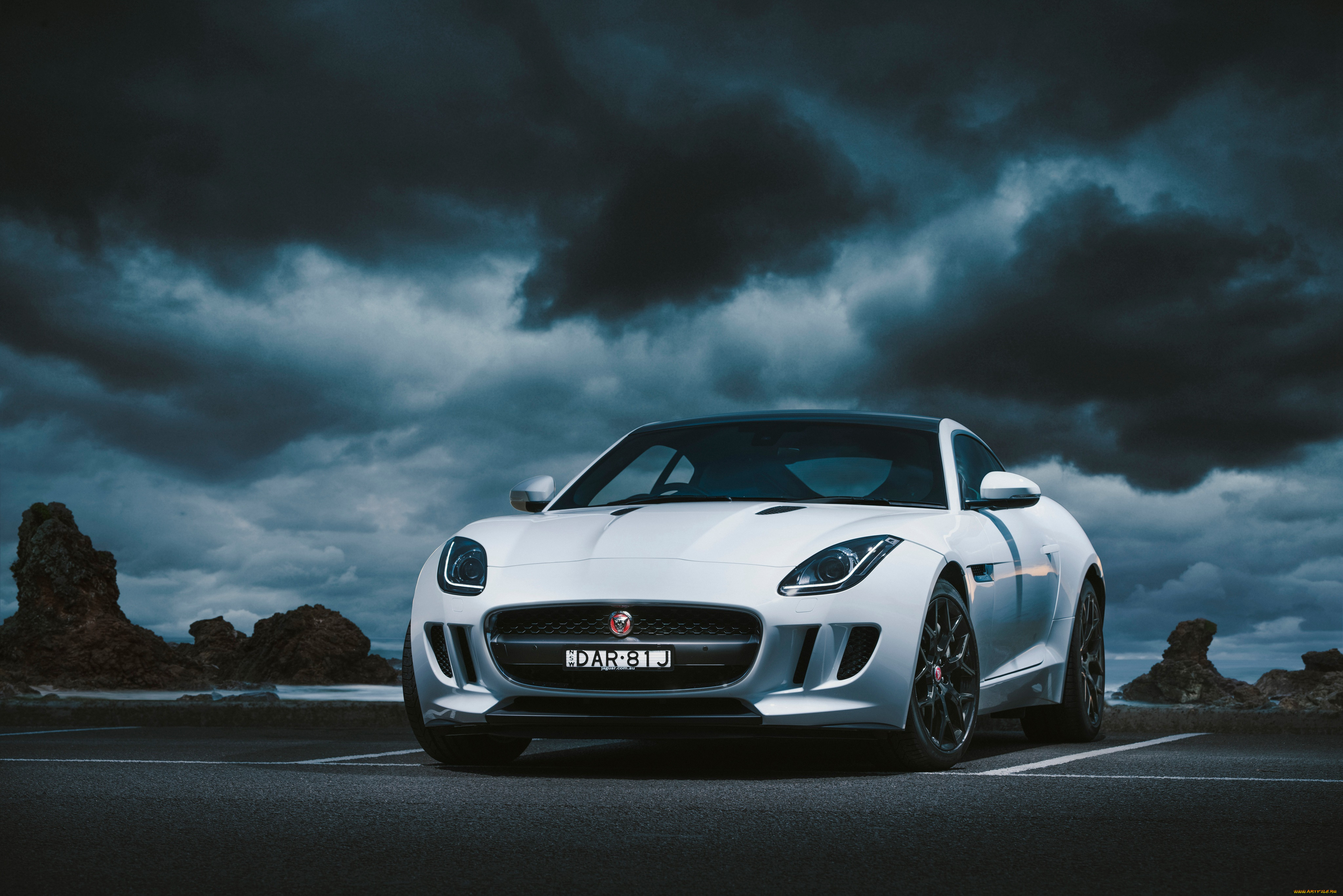 , jaguar, au-spec, coup, f-type